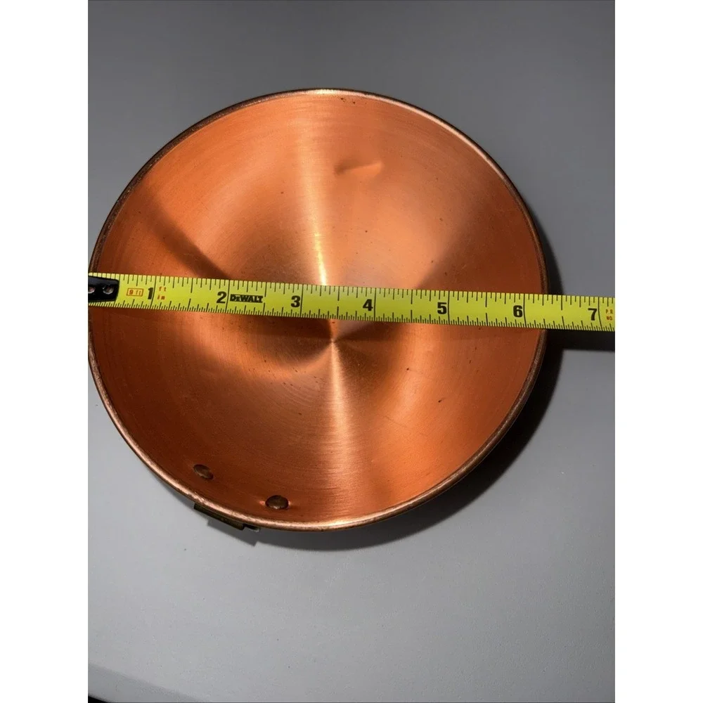 Vintage Copper Mixing Bowl 6